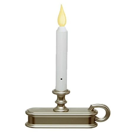 Xodus Innovations Xodus Innovations FPC1225P Pewter Traditional LED Deluxe Battery Operated Candle 194751